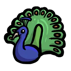 Peacock official art