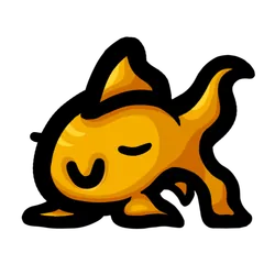Resting Goldfish official art